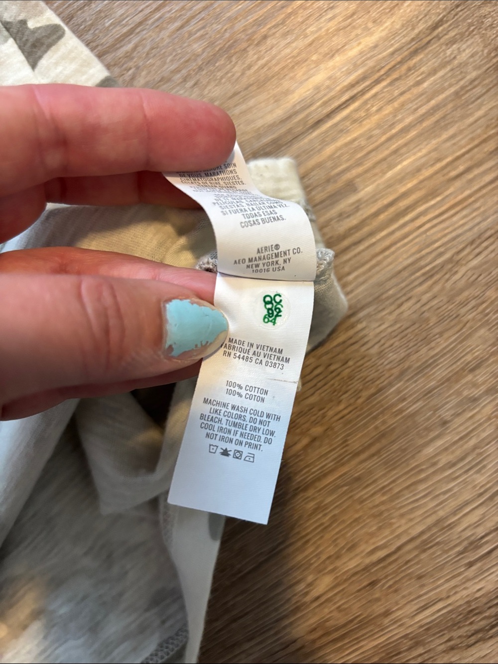 ๐2 for $15! Aerie Oversized Camo Short Sleeve Tee - Picture 2 of 6
